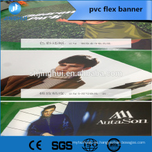 300gsm Eco y tinta solvente aplicada a inyección de tinta PVC flex banner inkjet banner aplicada a solvente y tinta eco